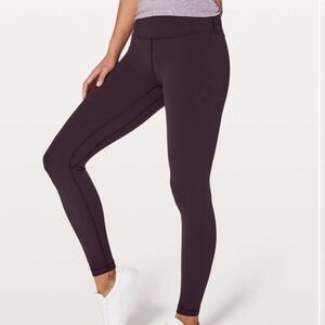 lululemon align pant 28” purple